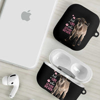Who Loves Goat Just A Girl Christmas Trees Christmas Christmas AirPods Case Xmas Holiday Patterns - Wonder Print Shop