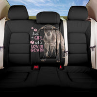 Who Loves Goat Just A Girl Christmas Trees Christmas Christmas Back Car Seat Cover Xmas Holiday Patterns - Wonder Print Shop