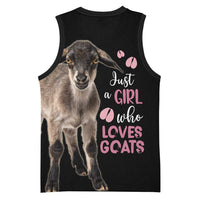 Who Loves Goat Just A Girl Christmas Trees Christmas Christmas Basketball Jersey Xmas Holiday Patterns - Wonder Print Shop