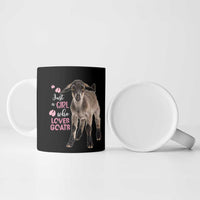 Who Loves Goat Just A Girl Christmas Trees Christmas Christmas Ceramic Mug Xmas Holiday Patterns - Wonder Print Shop