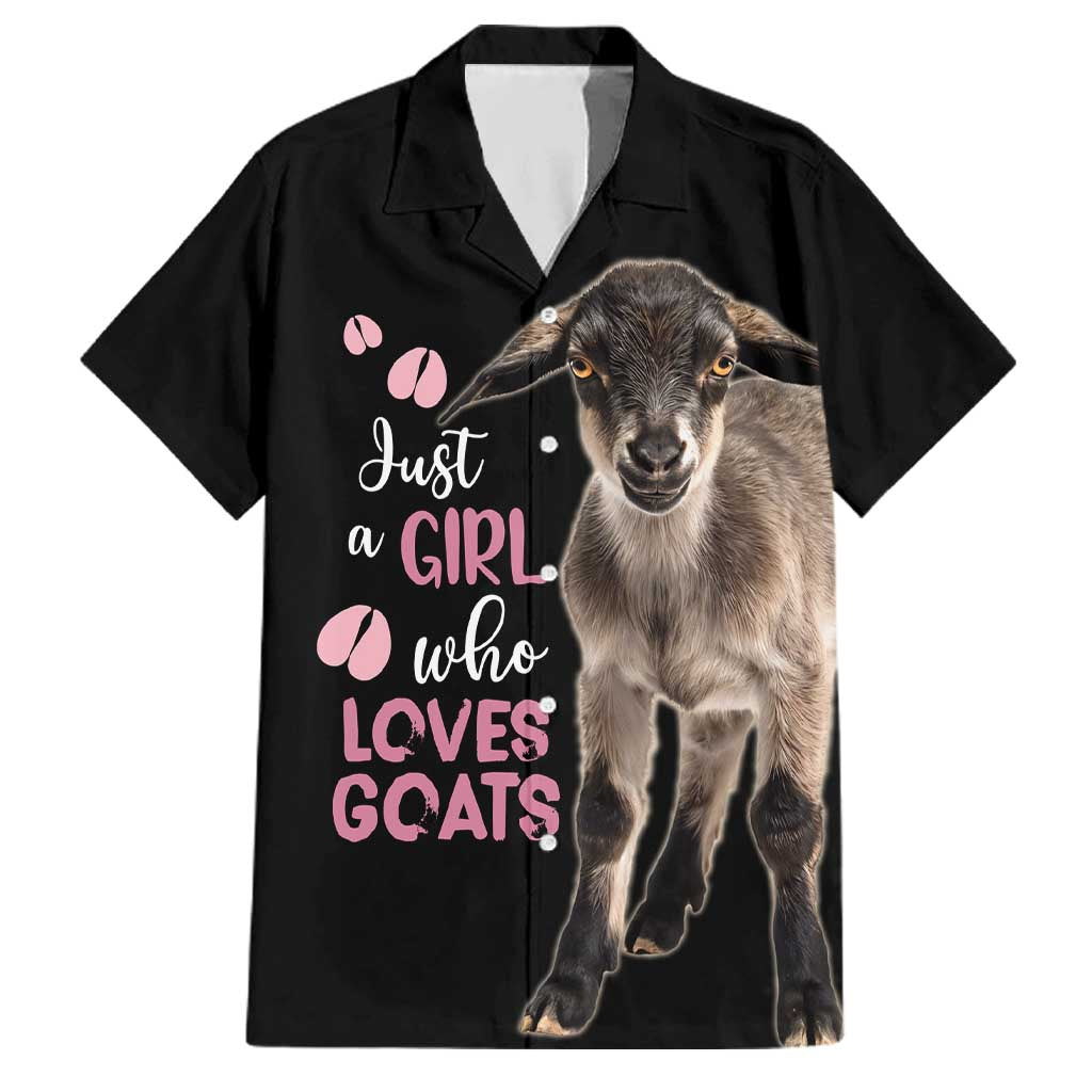 Who Loves Goat Just A Girl Christmas Trees Christmas Christmas Family Matching Mermaid Dress and Hawaiian Shirt Xmas Holiday Patterns - Wonder Print Shop