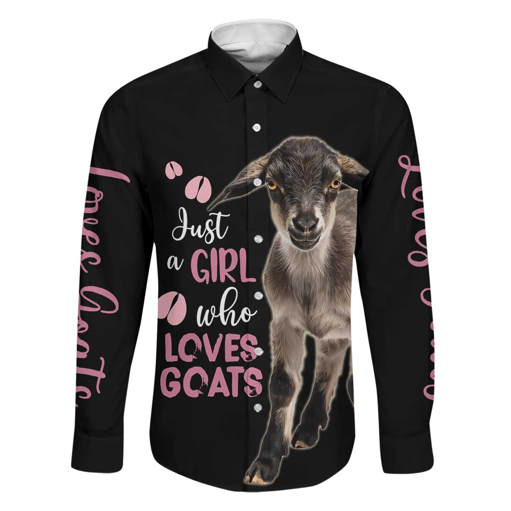Who Loves Goat Just A Girl Christmas Trees Christmas Christmas Family Matching Mermaid Dress and Hawaiian Shirt Xmas Holiday Patterns - Wonder Print Shop