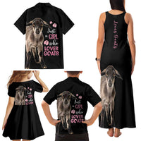 Who Loves Goat Just A Girl Christmas Trees Christmas Christmas Family Matching Tank Maxi Dress and Hawaiian Shirt Xmas Holiday Patterns - Wonder Print Shop