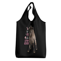 Who Loves Goat Just A Girl Christmas Trees Christmas Christmas Grocery Bag Xmas Holiday Patterns - Wonder Print Shop