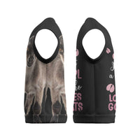 Who Loves Goat Just A Girl Christmas Trees Christmas Christmas Knitted V-Neck Vest Xmas Holiday Patterns - Wonder Print Shop