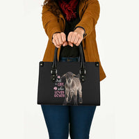 Who Loves Goat Just A Girl Christmas Trees Christmas Christmas Leather Bag Xmas Holiday Patterns - Wonder Print Shop