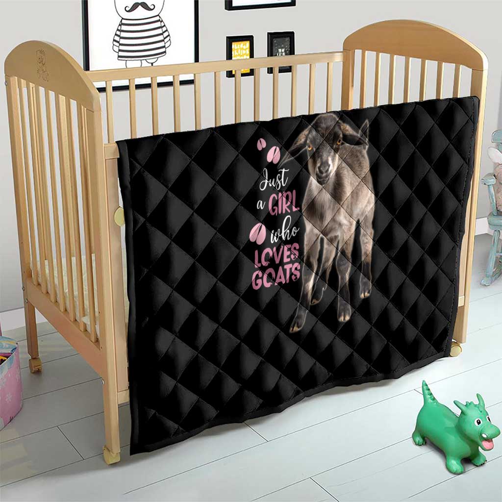 Who Loves Goat Just A Girl Christmas Trees Christmas Christmas Quilt Xmas Holiday Patterns - Wonder Print Shop