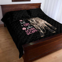 Who Loves Goat Just A Girl Christmas Trees Christmas Christmas Quilt Bed Set Xmas Holiday Patterns - Wonder Print Shop