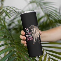 Who Loves Goat Just A Girl Christmas Trees Christmas Christmas Skinny Tumbler Xmas Holiday Patterns - Wonder Print Shop