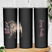 Who Loves Goat Just A Girl Christmas Trees Christmas Christmas Skinny Tumbler Xmas Holiday Patterns - Wonder Print Shop
