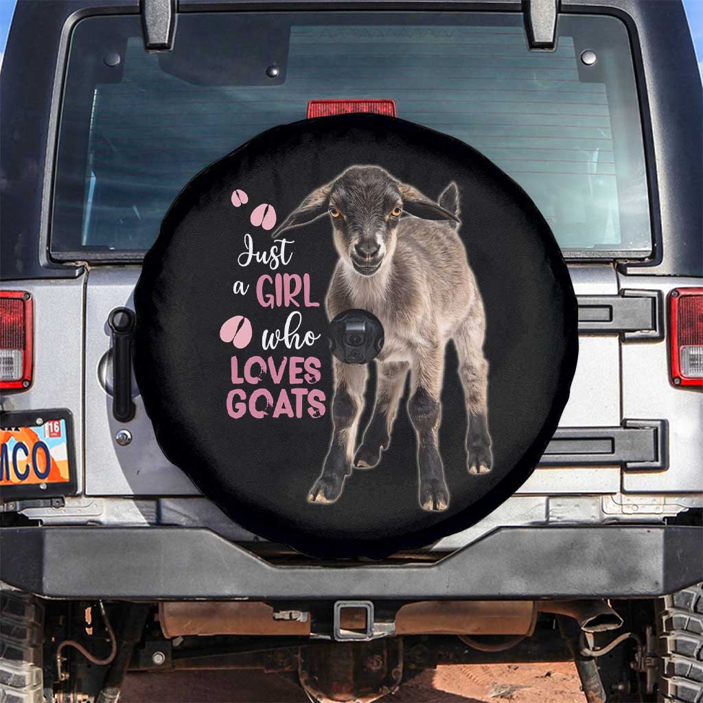 Who Loves Goat Just A Girl Christmas Trees Christmas Christmas Spare Tire Cover Xmas Holiday Patterns - Wonder Print Shop