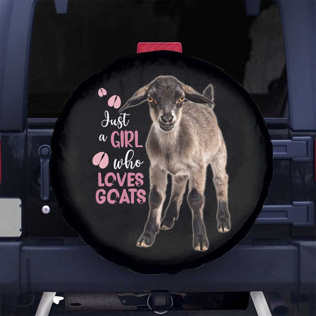 Who Loves Goat Just A Girl Christmas Trees Christmas Christmas Spare Tire Cover Xmas Holiday Patterns - Wonder Print Shop