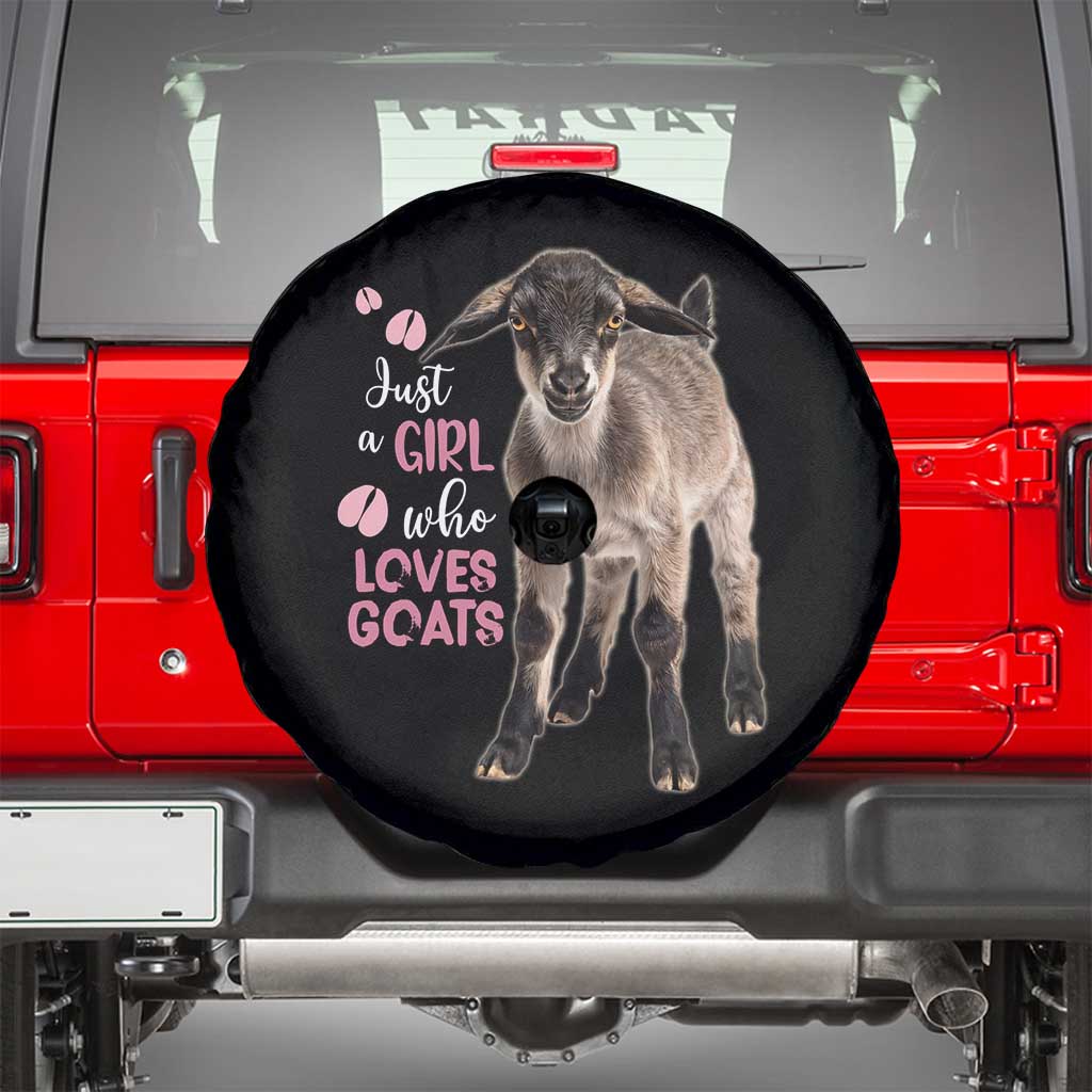 Who Loves Goat Just A Girl Christmas Trees Christmas Christmas Spare Tire Cover Xmas Holiday Patterns - Wonder Print Shop