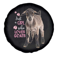 Who Loves Goat Just A Girl Christmas Trees Christmas Christmas Spare Tire Cover Xmas Holiday Patterns - Wonder Print Shop