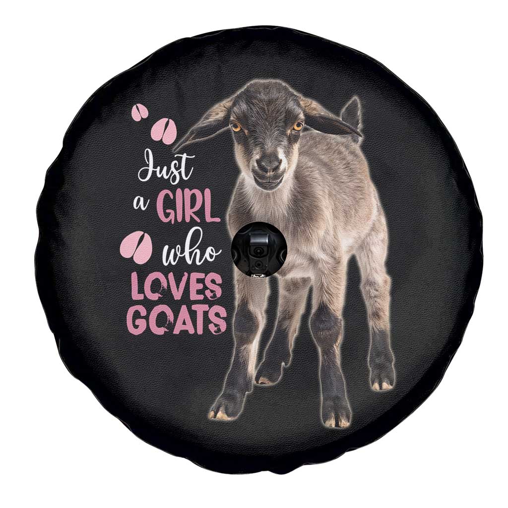 Who Loves Goat Just A Girl Christmas Trees Christmas Christmas Spare Tire Cover Xmas Holiday Patterns - Wonder Print Shop