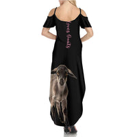 Who Loves Goat Just A Girl Christmas Trees Christmas Christmas Summer Maxi Dress Xmas Holiday Patterns - Wonder Print Shop