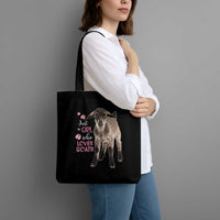 Who Loves Goat Just A Girl Christmas Trees Christmas Christmas Tote Bag Xmas Holiday Patterns - Wonder Print Shop