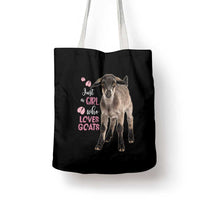 Who Loves Goat Just A Girl Christmas Trees Christmas Christmas Tote Bag Xmas Holiday Patterns - Wonder Print Shop