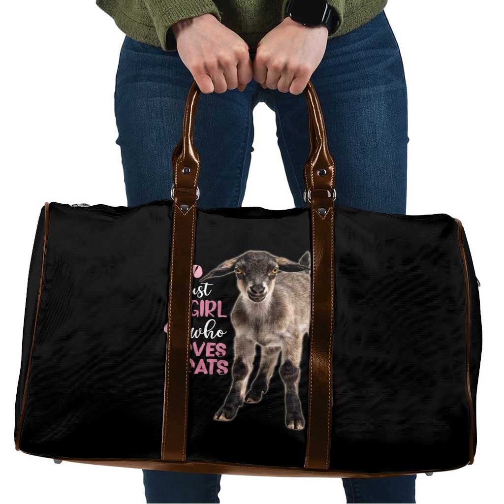 Who Loves Goat Just A Girl Christmas Trees Christmas Christmas Travel Bag Xmas Holiday Patterns - Wonder Print Shop