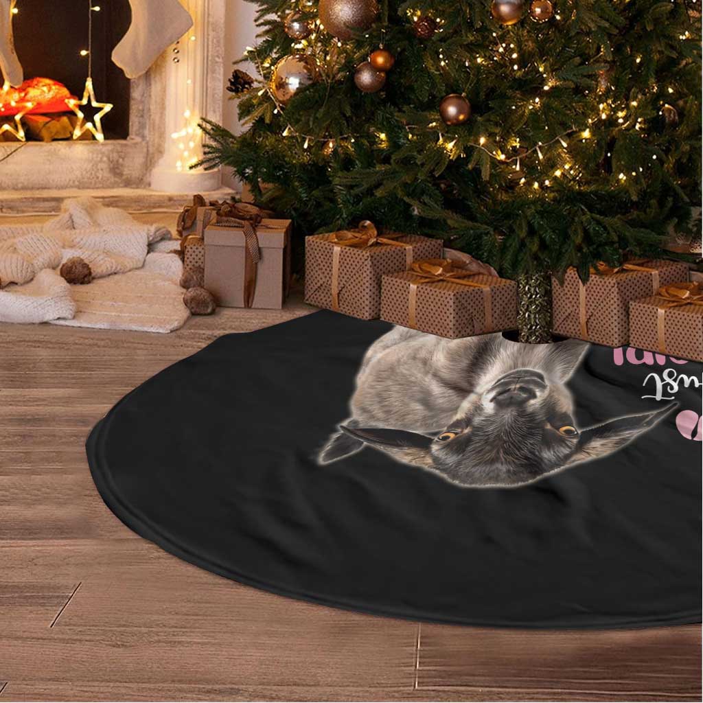 Who Loves Goat Just A Girl Christmas Trees Christmas Tree Skirt Xmas Holiday Patterns - Wonder Print Shop