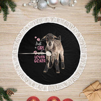 Who Loves Goat Just A Girl Christmas Trees Christmas Tree Skirt Xmas Holiday Patterns - Wonder Print Shop