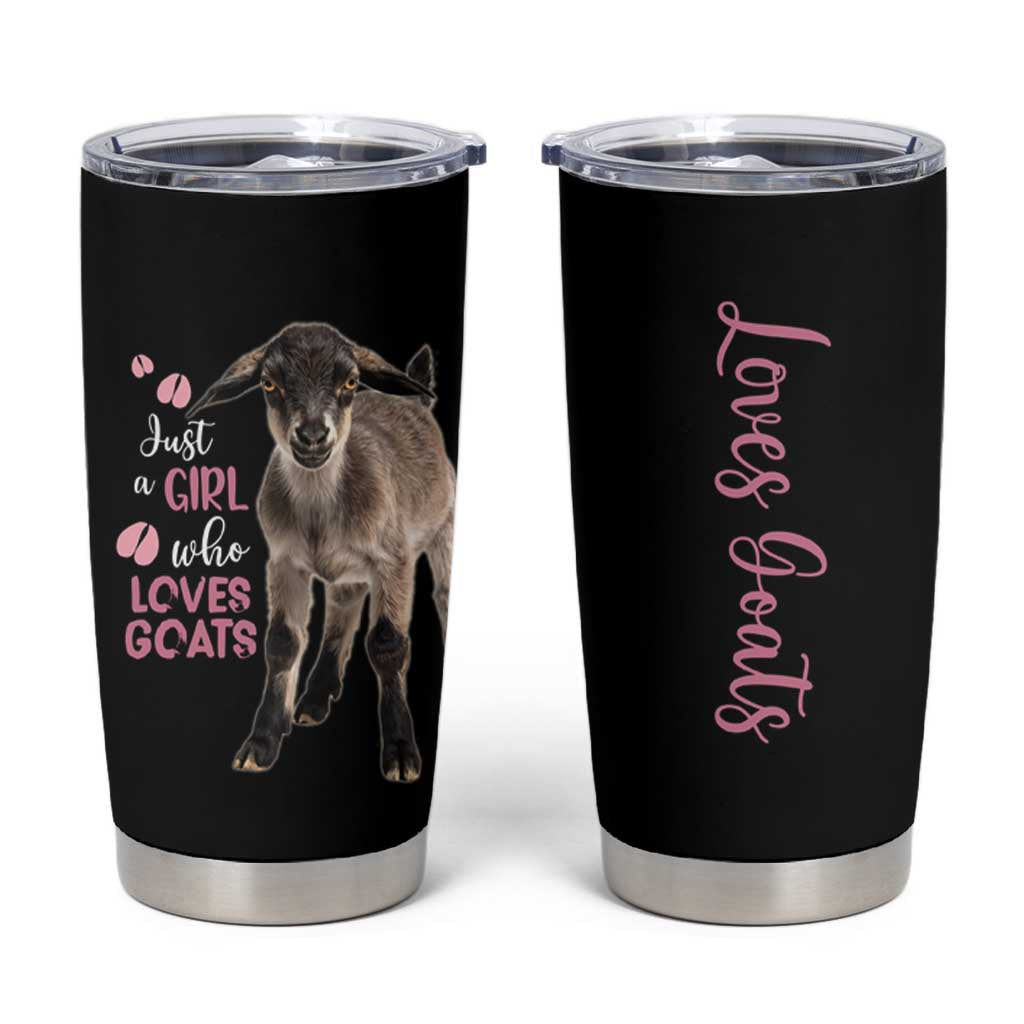 Who Loves Goat Just A Girl Christmas Trees Christmas Christmas Tumbler Cup Xmas Holiday Patterns - Wonder Print Shop