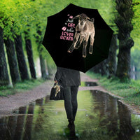 Who Loves Goat Just A Girl Christmas Trees Christmas Christmas Umbrella Xmas Holiday Patterns - Wonder Print Shop