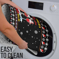 Wine Red Christmas Christmas Christmas Bathroom Set Xmas Holiday Patterns - Wonder Print Shop