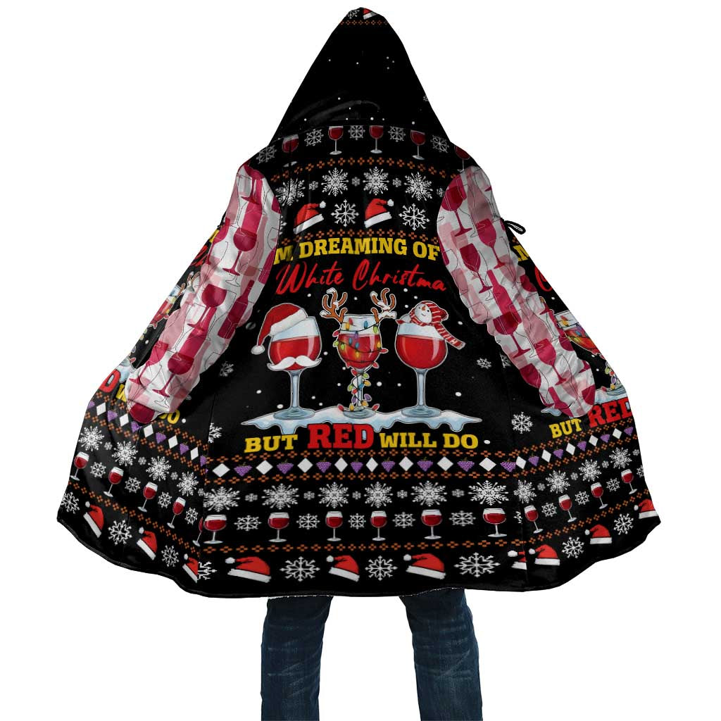 Wine Red Christmas Christmas Christmas Cloak Xmas Holiday Patterns - Wonder Print Shop