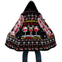 Wine Red Christmas Christmas Christmas Cloak Xmas Holiday Patterns - Wonder Print Shop