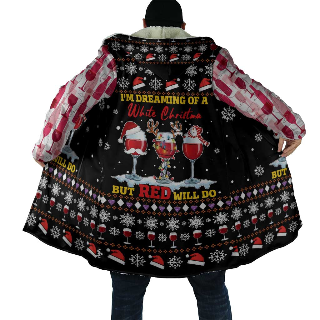 Wine Red Christmas Christmas Christmas Cloak Xmas Holiday Patterns - Wonder Print Shop