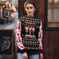 Wine Red Christmas Christmas Ugly Christmas Sweater Xmas Holiday Patterns - Wonder Print Shop