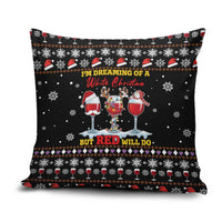 Wine Red Christmas Christmas Christmas Pillow Cover Xmas Holiday Patterns - Wonder Print Shop