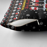 Wine Red Christmas Christmas Christmas Pillow Cover Xmas Holiday Patterns - Wonder Print Shop