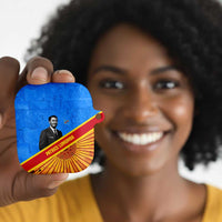 Patrice Lumumba AirPods Case with Congolese Flag Colors and African History Quote - Wonder Print Shop