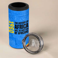 Patrice Lumumba 4 in 1 Can Cooler Tumbler with Congolese Flag Colors and African History Quote - Wonder Print Shop