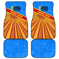 Patrice Lumumba Car Mats with Congolese Flag Colors and African History Quote - Wonder Print Shop