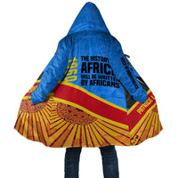 Patrice Lumumba Cloak with Congolese Flag Colors and African History Quote - Wonder Print Shop