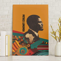 Patrice Lumumba Canvas Wall Art with Profile Portrait and Bold Africa Will Rise Statement - Wonder Print Shop