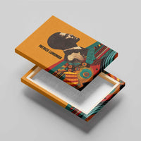 Patrice Lumumba Canvas Wall Art with Profile Portrait and Bold Africa Will Rise Statement - Wonder Print Shop