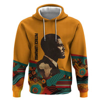 Patrice Lumumba Hoodie with Profile Portrait and Bold Africa Will Rise Statement - Wonder Print Shop