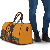 Patrice Lumumba Travel Bag with Profile Portrait and Bold Africa Will Rise Statement - Wonder Print Shop