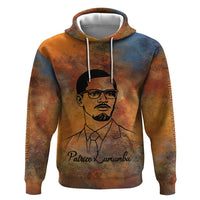 Patrice Lumumba Hoodie with Line Art Portrait and Truth Cannot Be Killed Inspirational Quote - Wonder Print Shop