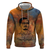 Patrice Lumumba Zip Hoodie with Line Art Portrait and Truth Cannot Be Killed Inspirational Quote - Wonder Print Shop
