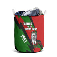 Jomo Kenyatta Laundry Basket Patriotic Colors Design and Father of the Kenyan Nation Tribute - Wonder Print Shop