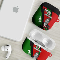 Jomo Kenyatta AirPods Case Patriotic Colors Design and Father of the Kenyan Nation Tribute - Wonder Print Shop