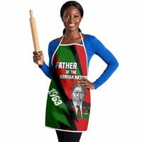 Jomo Kenyatta Apron Patriotic Colors Design and Father of the Kenyan Nation Tribute - Wonder Print Shop