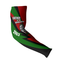 Jomo Kenyatta Arm Sleeves Patriotic Colors Design and Father of the Kenyan Nation Tribute - Wonder Print Shop