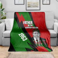 Jomo Kenyatta Blanket Patriotic Colors Design and Father of the Kenyan Nation Tribute - Wonder Print Shop