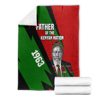 Jomo Kenyatta Blanket Patriotic Colors Design and Father of the Kenyan Nation Tribute - Wonder Print Shop